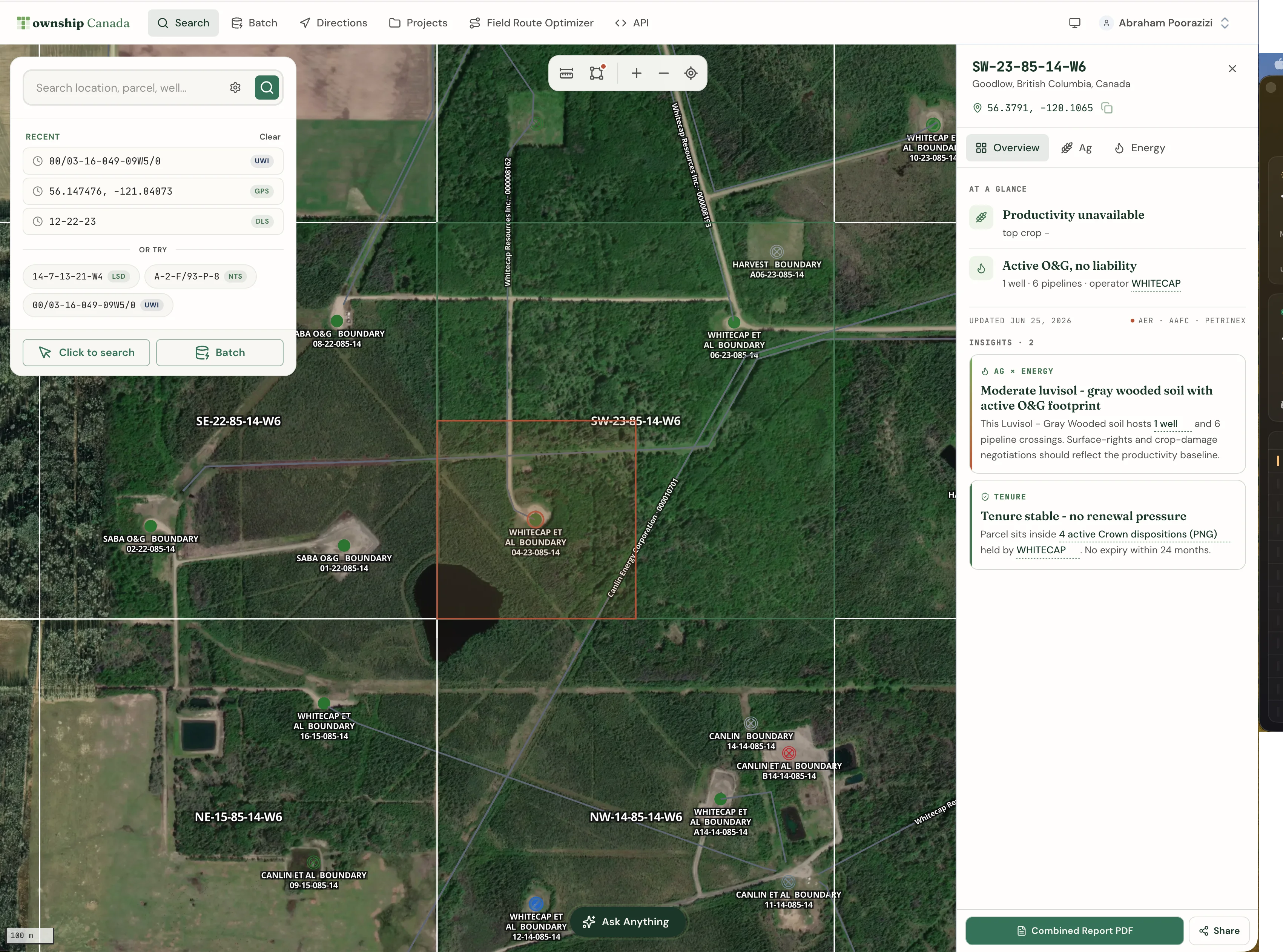 Township Canada in British Columbia: Energy, Farmland, and the NTS and DLS Grids